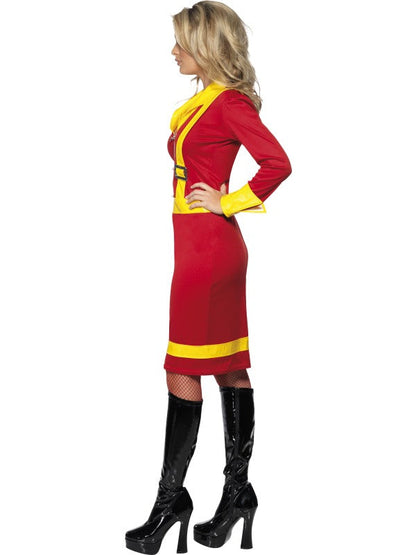 Firefighter Costume includes dress. Helmet NOT included