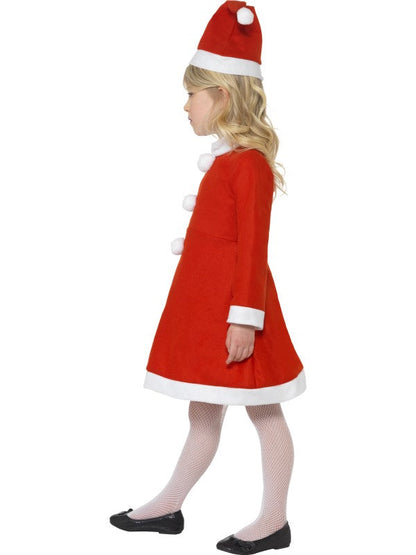 Value Santa Girl Costume includes dress and hat