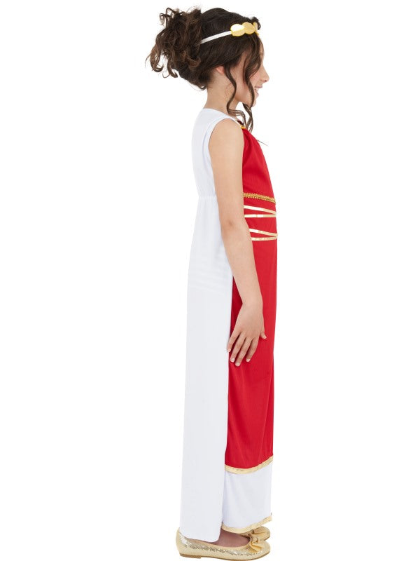 Grecian Girl Fancy Dress Costume includes robe, headpiece