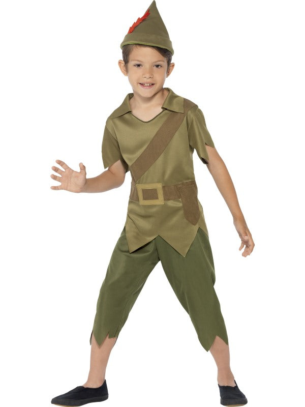 He stole from the rich and gave to the poor. Robin Hood, the myth, the legend. Robin Hood Boys Fancy Dress Costume includes top, trousers and hat