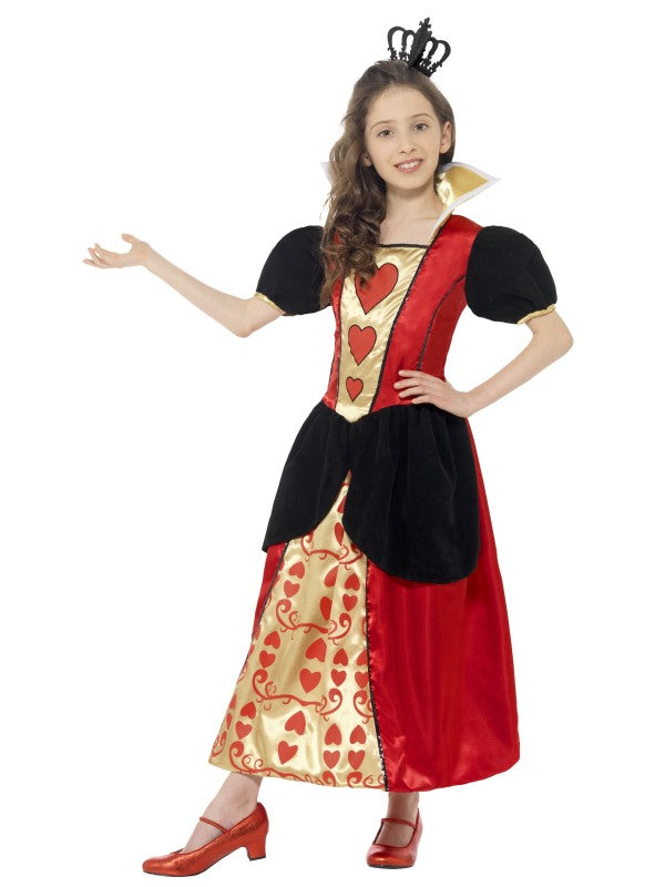Girls Miss Hearts Costume includes dress and 3D felt crown