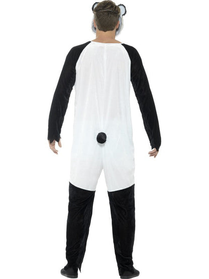 Deluxe Zombie Panda Costume includes bodysuit and EVA Mask