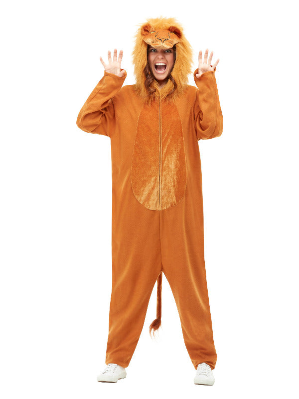 Lion Costume includes hooded jumpsuit