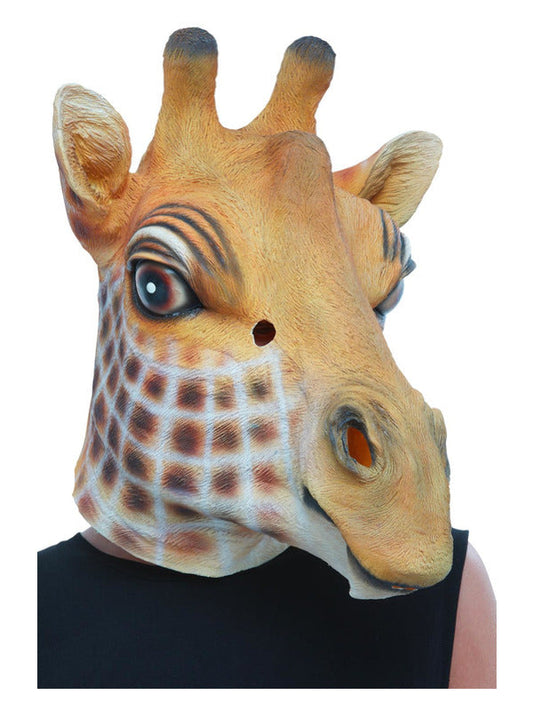 Full Overhead Giraffe Latex Mask