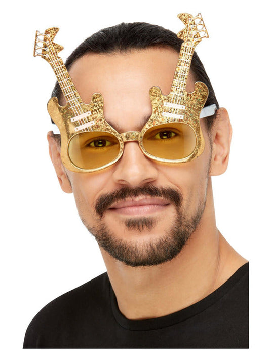 Electric Guitar Glasses, Gold