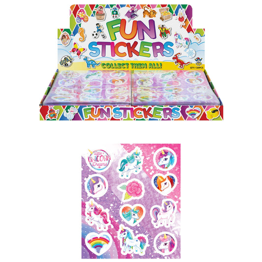 Unicorn Stickers, Qty 120 sheets