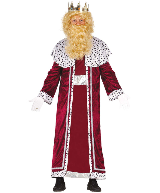 Adult Nativity King Costume Red