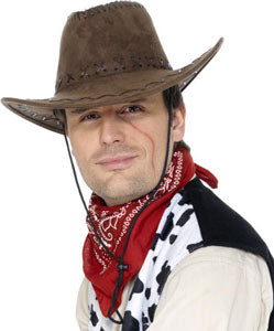 Brown Velvet Cowboy Hat