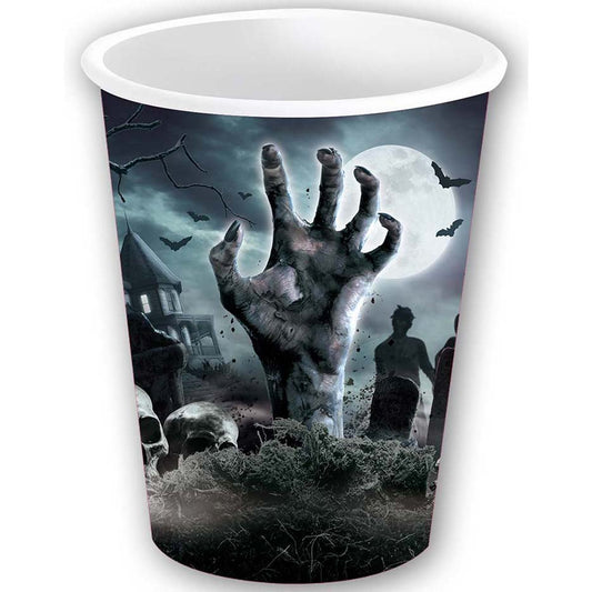 Cemetery Paper Cups, Pack of 6