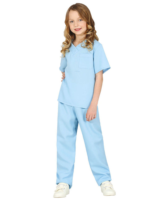 Child Blue Nurse Costume