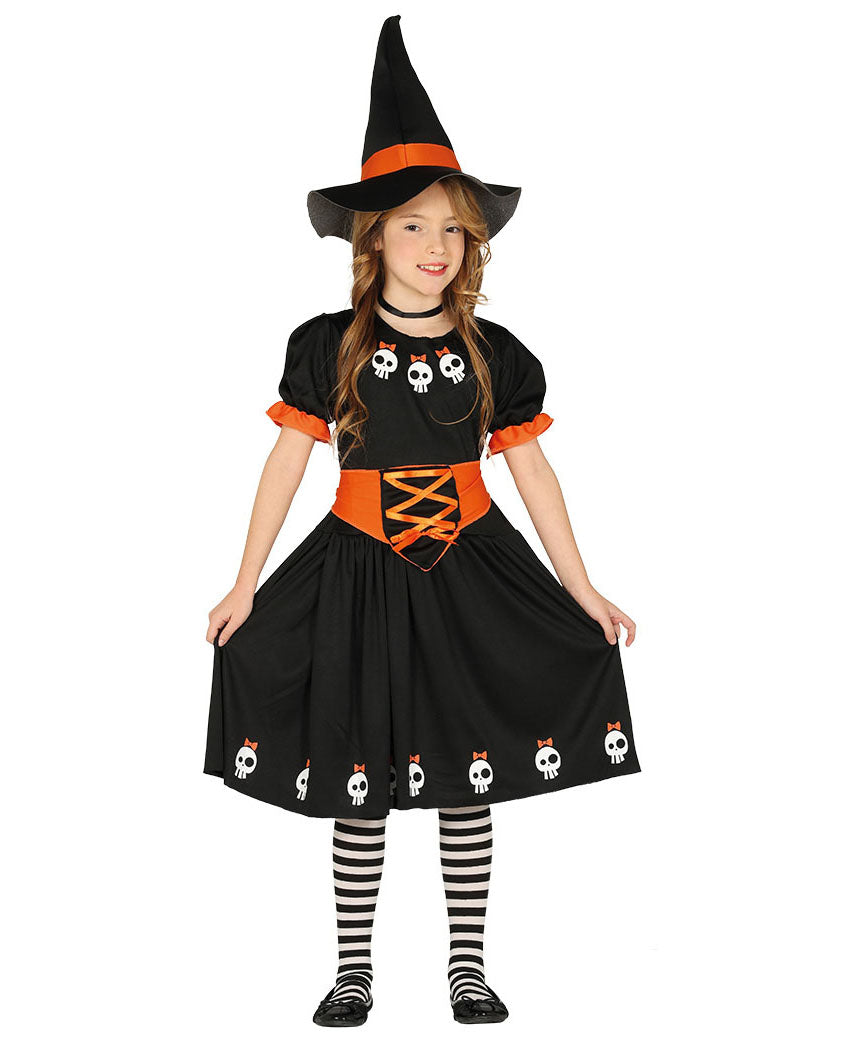 Child Skull Witch Costume
