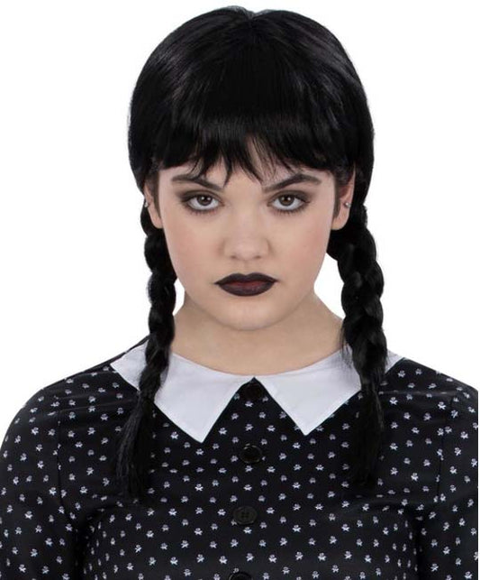 Child Gothic Schoolgirl Wig