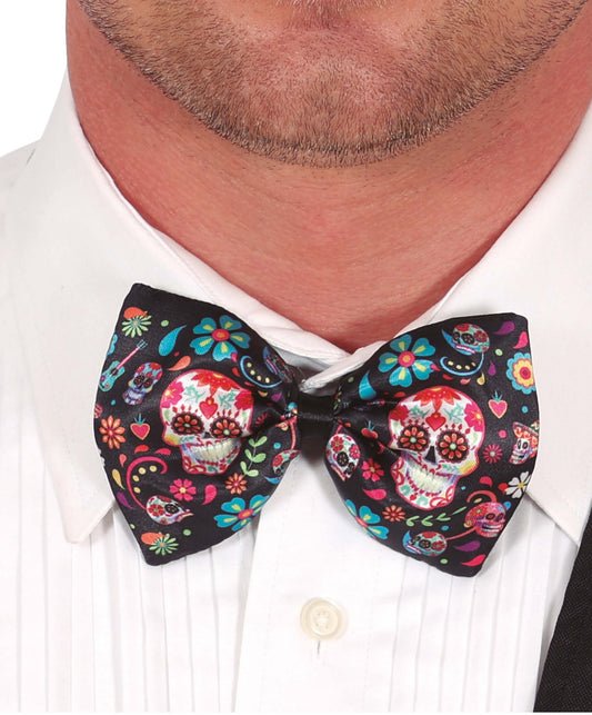 Day of the Dead Bow Tie