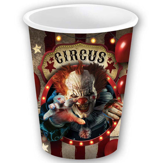 Clown Paper Cups, Pack of 6