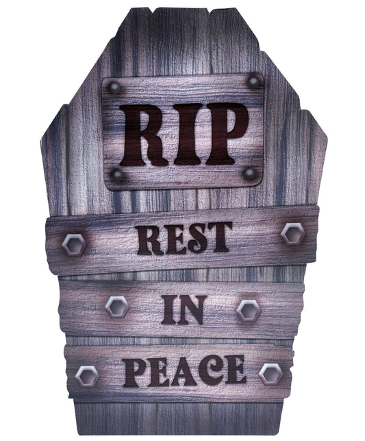 56cm Rest In Peace Tombstone