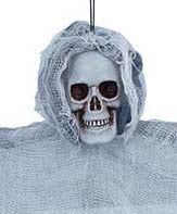 60cm Grey Hanging Skeleton