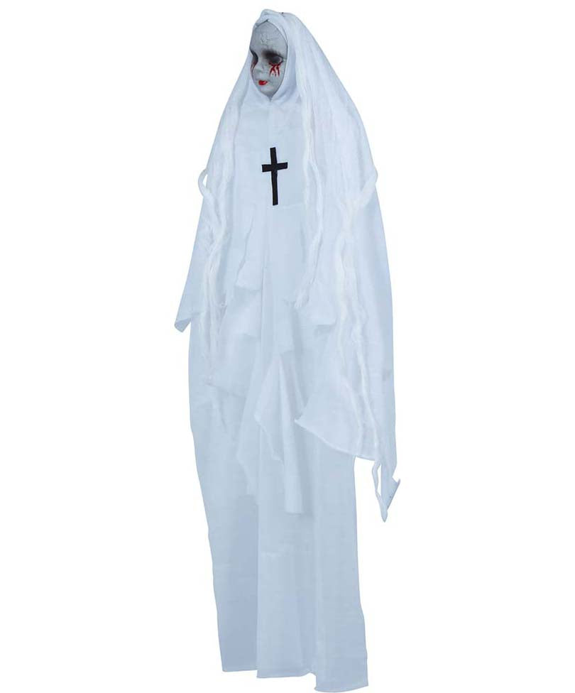 65cm Hanging White Nun