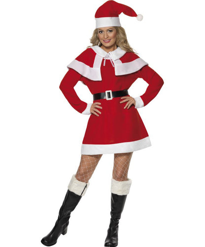 Miss Santa Fleece Costume, Size 12-14