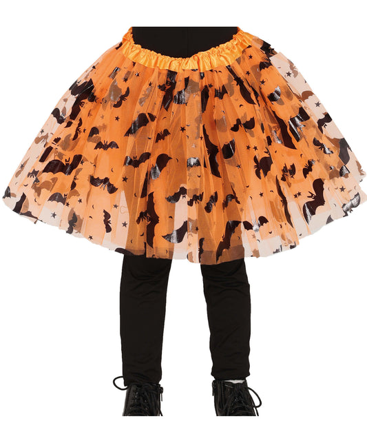 Child Orange Halloween Tutu