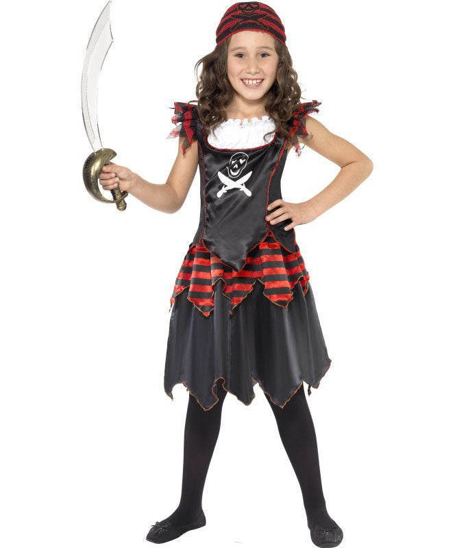 Girl Gothic Pirate Costume