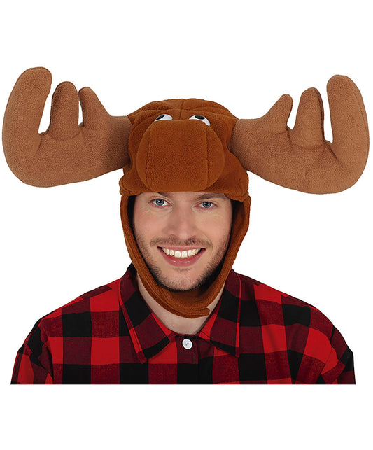 Plush Reindeer Hat