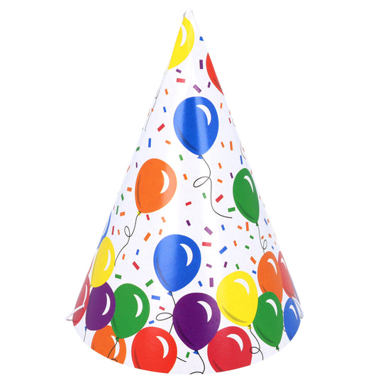 DIY Self Assembly Balloon Design Party Hats, Pack of 144