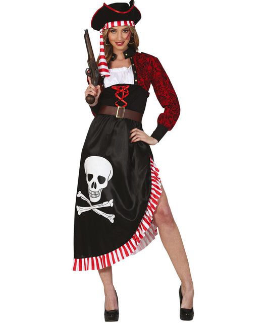 Skull Pirate Lady Costume