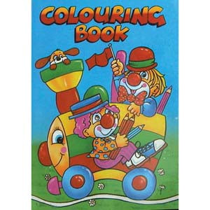 Mini A6 size colouring book, suitable for the very young. Book length 15cm.