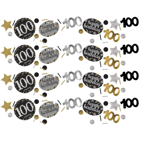 Gold Celebration 100th Confetti, 34g pack
