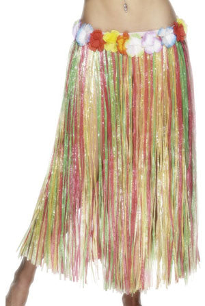 79cm Multi Colour Grass Skirt