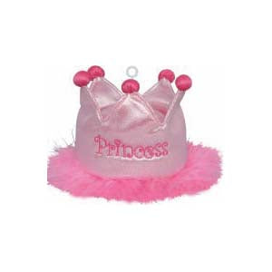 Princess Crown Plush Balloon Weight. 124g (4.4oz). These plush balloon weights make adorable table top centrepieces, while anchoring bright balloon bouquets. Balloon ribbons slide quickly and easily through the plastic loop. Each plush balloon weight also makes a a soft and cuddly keepsake. Each weight will anchor up to 12 30cm latex balloons or 30 45cm foil balloons filled with helium.