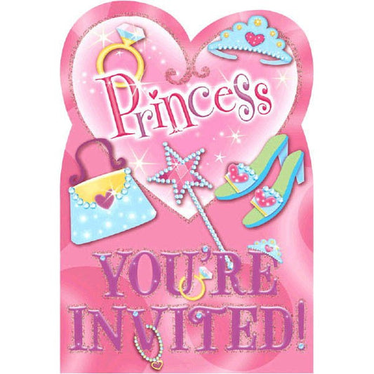 Princess Folded Invites