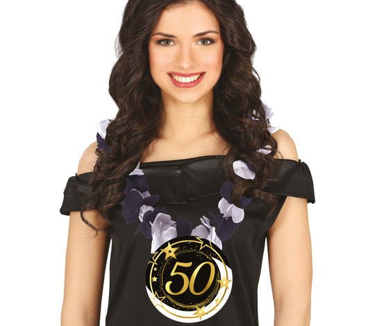 50th Birthday Lei Necklace