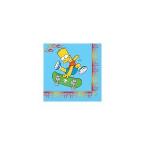 Simpsons Lunch Napkins 2 Ply, Pack of 16