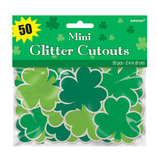 St. Patricks Day Super Value Mini Cut-outs 6.3cm