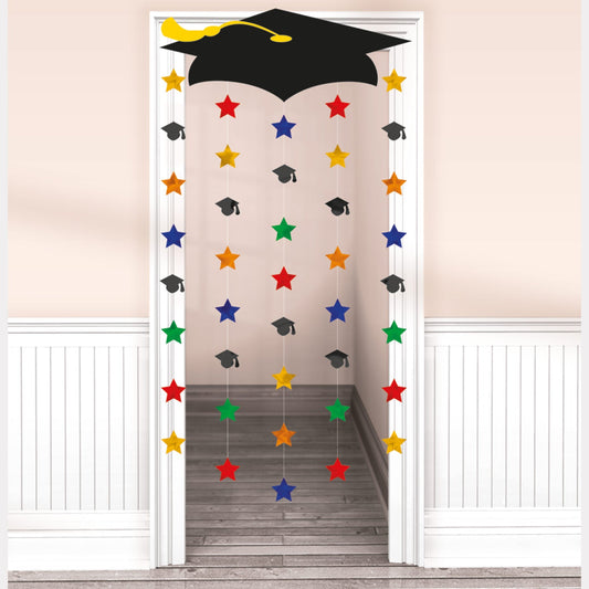 Graduation Cap Door Curtain