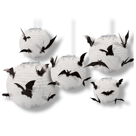 Paper Lanterns with Bats