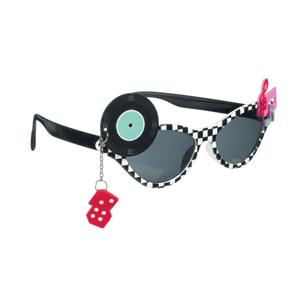 Classic 1950s Tinted Fun Sunglasses