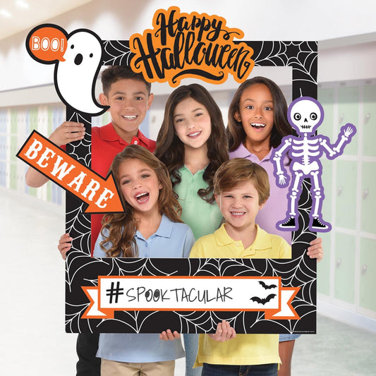 Customisable Giant Halloween Photo Frame includes 1 Frame 76cm x 88cm, 14 Cut-outs