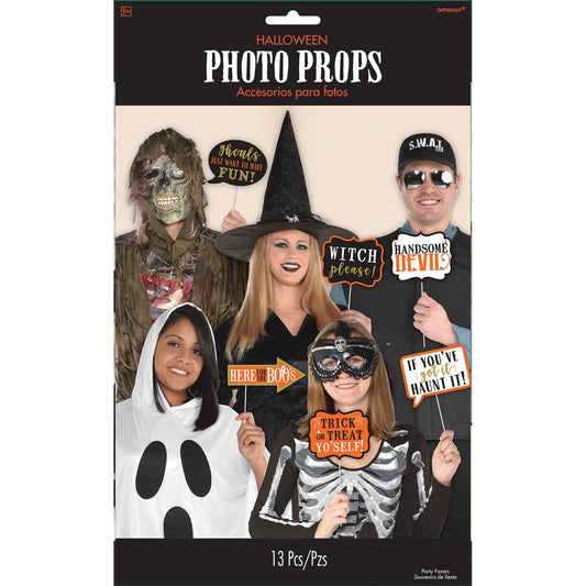 Halloween Words Photo Props