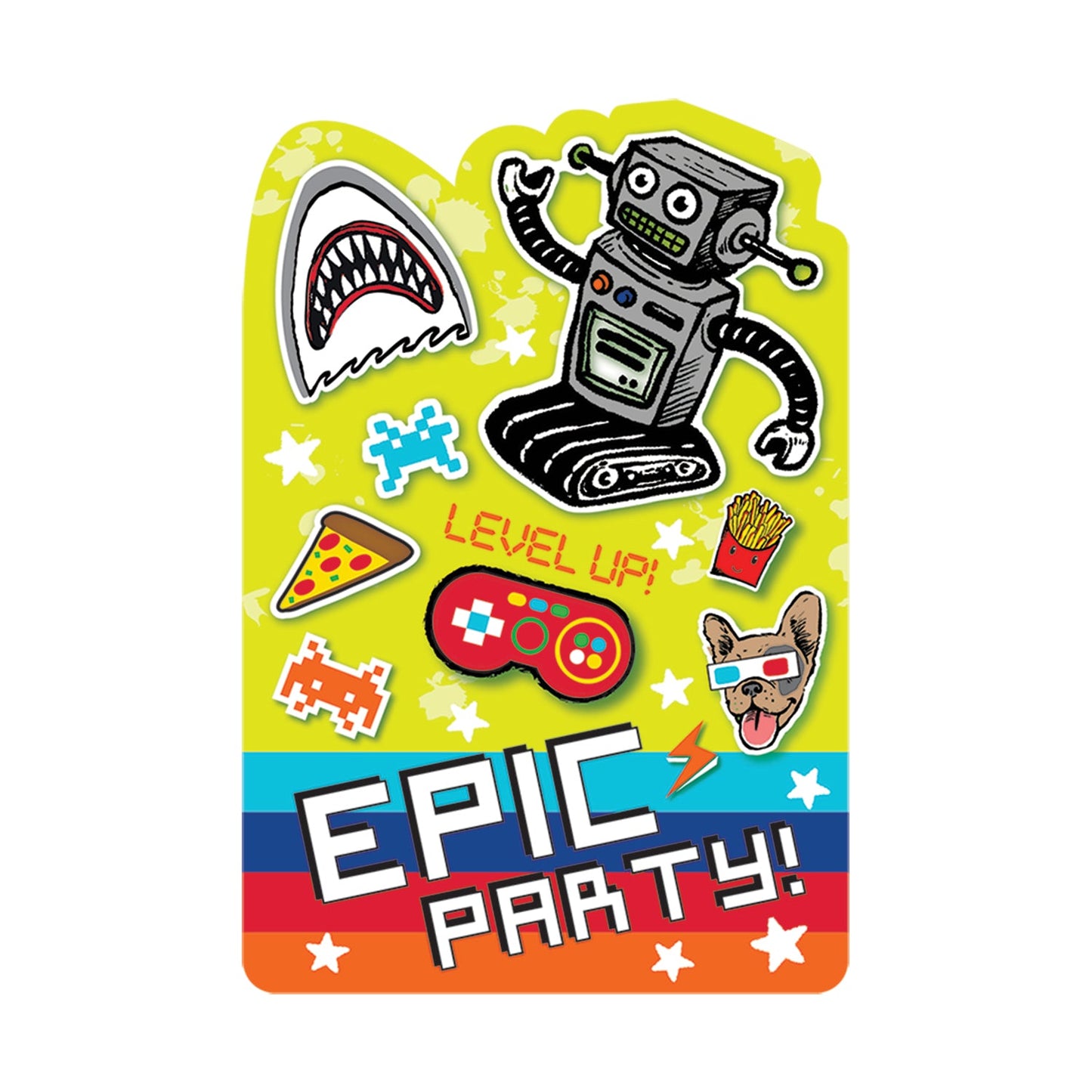 Epic Party Postcard Party Invitations