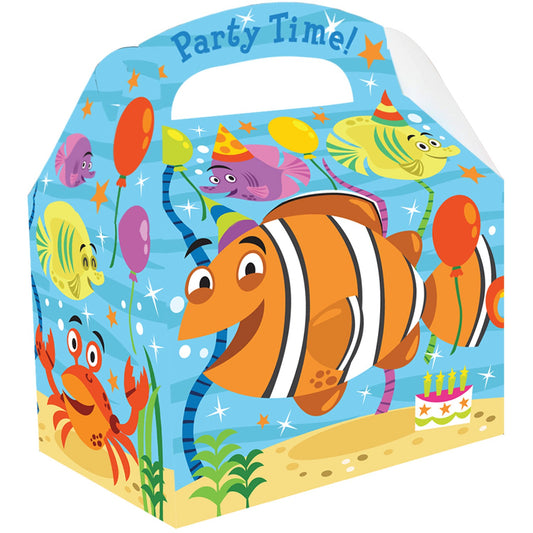 Ocean Buddies Party Box 15cm long * 10cm wide * 10cm high (approx)