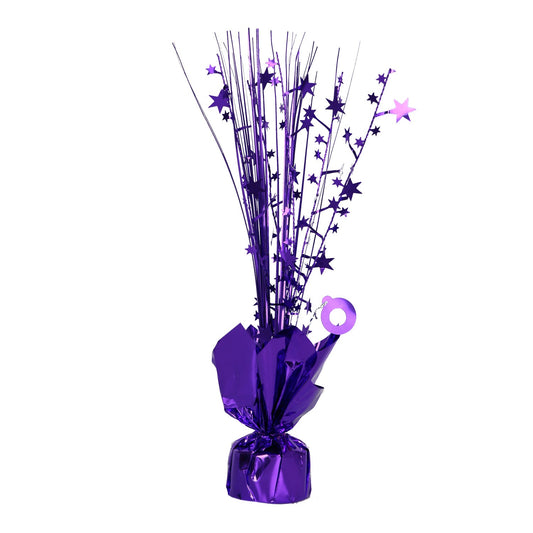 Purple Spray Centrepiece / Balloon Weight 30cm/150g
