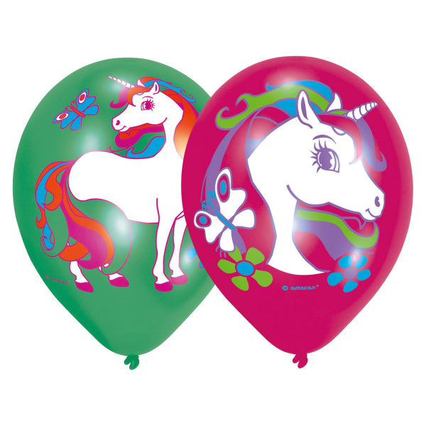Unicorn Latex Balloons. Will Inflate up to 27cm.