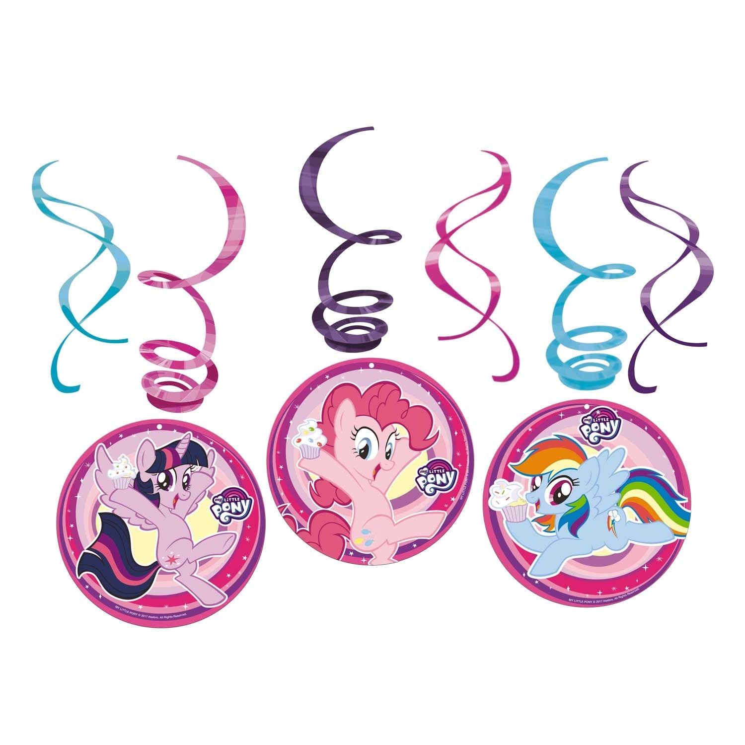 My Little Pony Hanging Swirl Decorations