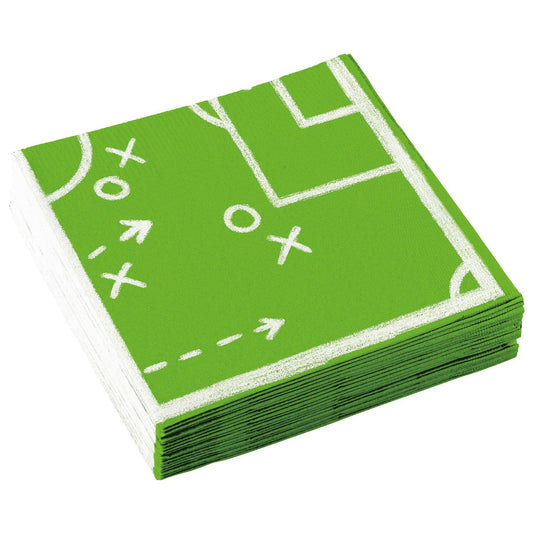 Kicker Party Lunch Napkins, 33cm