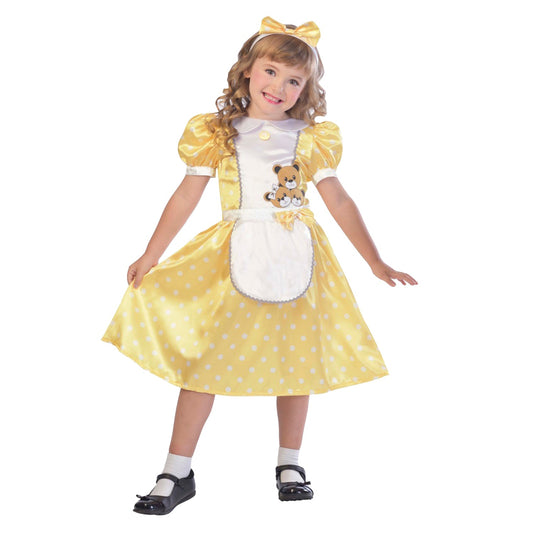 Child Goldilocks Costume includes dress and headband