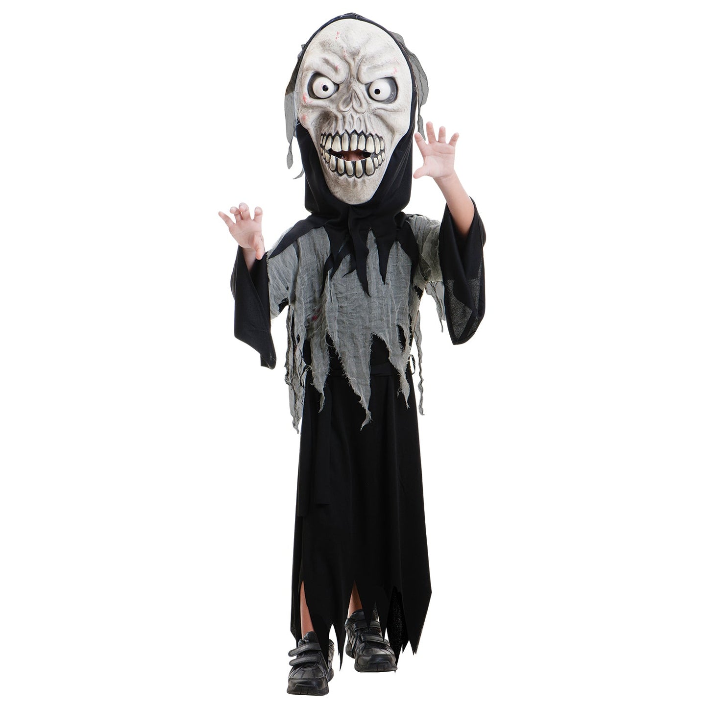 Boys Fright Ghoul Halloween Costume includes robe and mask