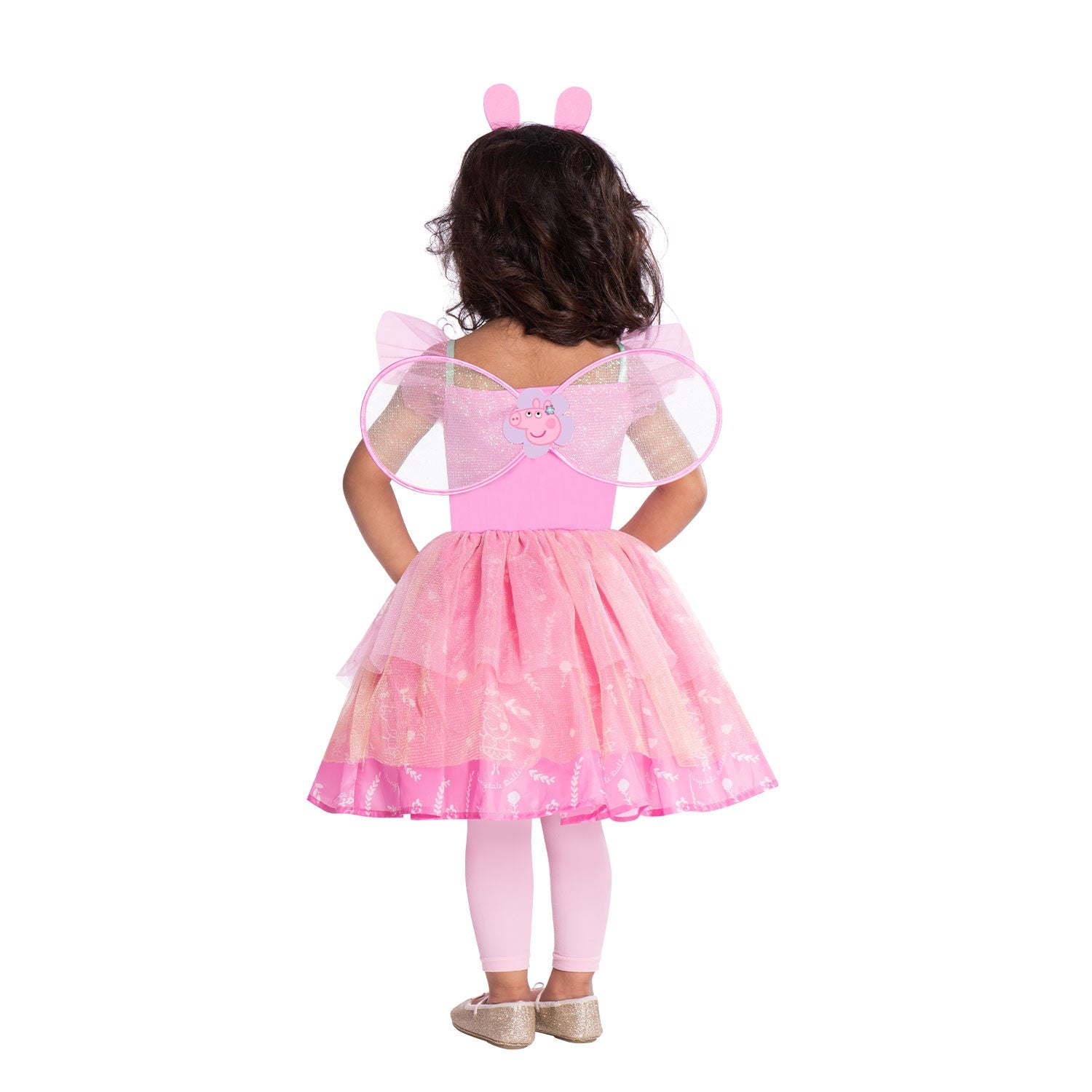 Peppa Pig Fairy Costume includes dress, wings and headband