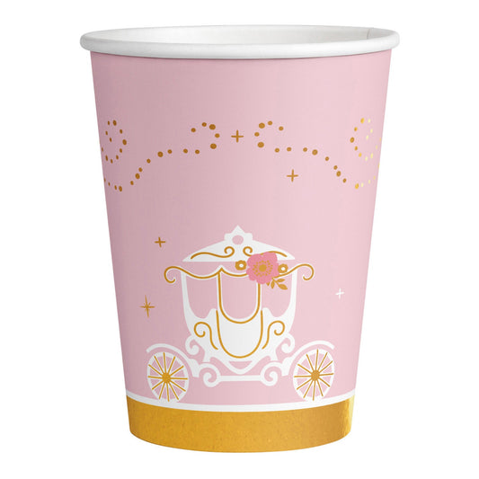 Princess for a Day Metallic Paper Cups, 250ml